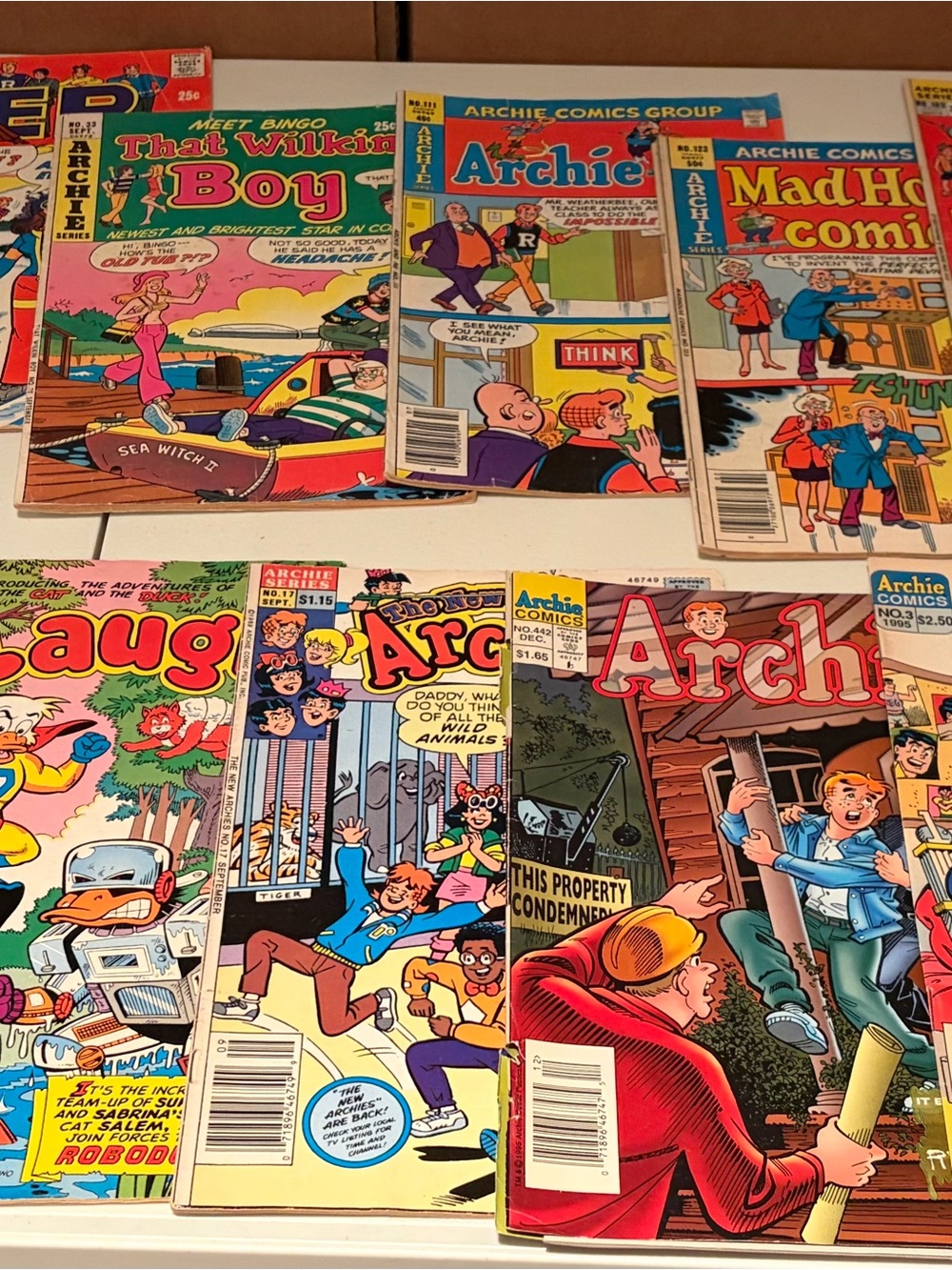 Vintage Archie Comics Lot – 15 Assorted Issues